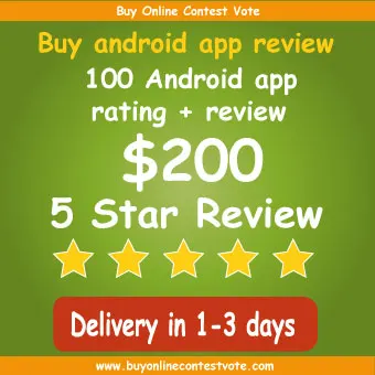 Buy Android App Rating and Reviews
