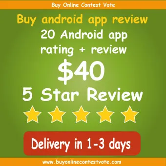 Buy Android App Rating and Reviews