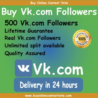 Buy VK Followers 500